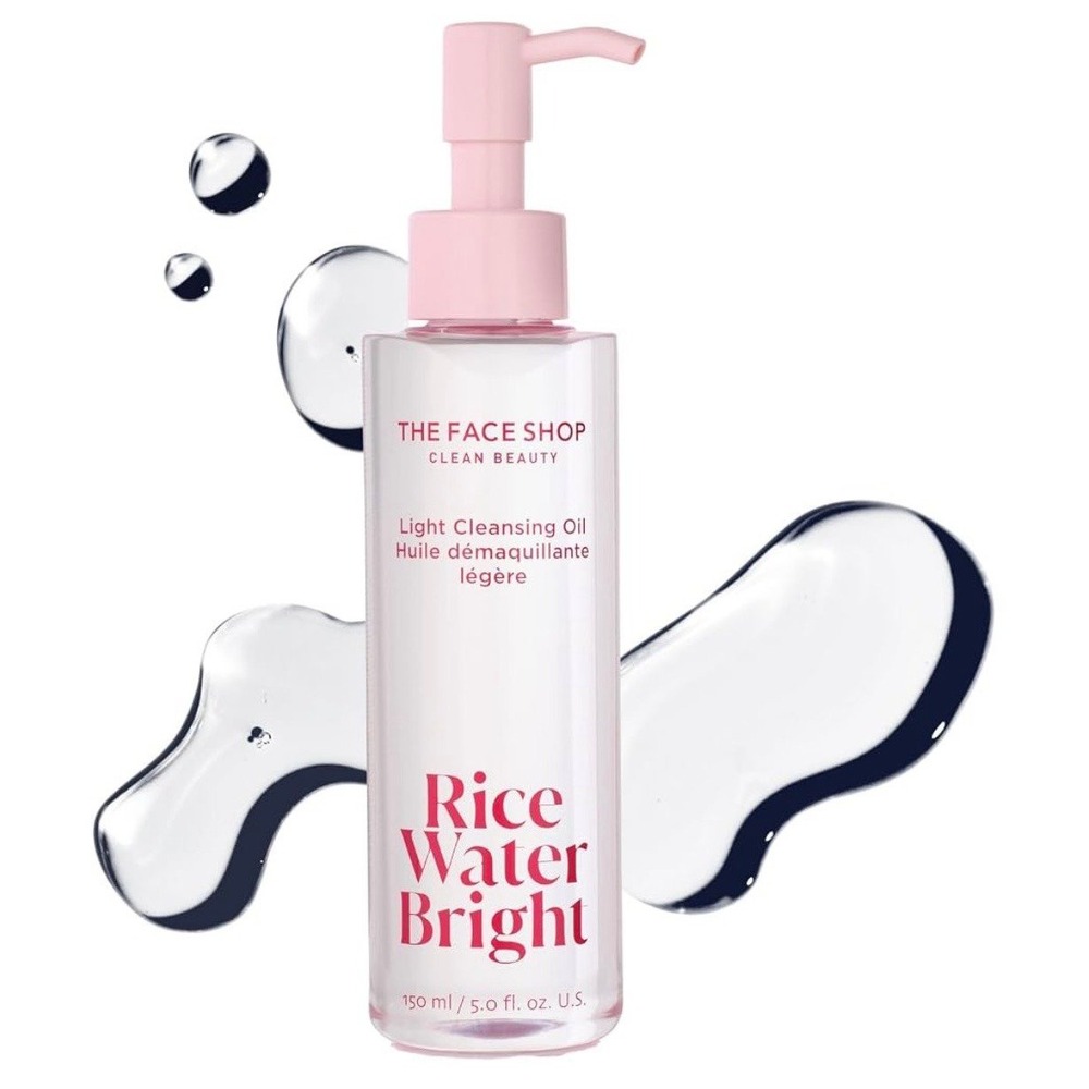 THE FACE SHOP Rice Water Bright Light Cleansing Oil, 5.0 fl. oz.
Removes Makeup